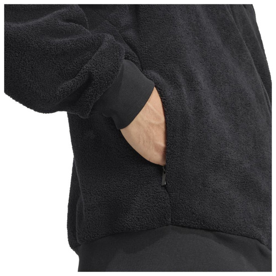 Adidas Ανδρική ζακέτα Future Icons Small Logo Sherpa Track Top